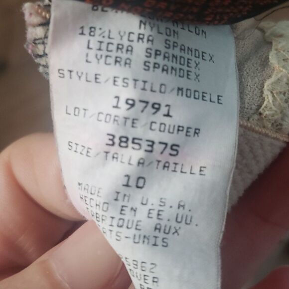 Concepts Serena Neon 90s Floral One Piece Bathingsuit Size 10 Style 19791 - Picture 4 of 4